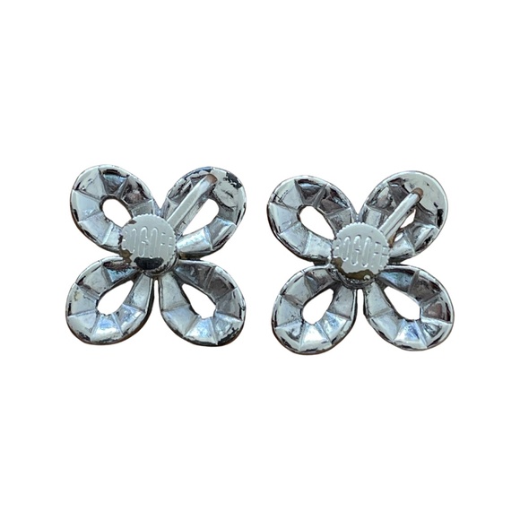 Vintage Bogoff Art Deco Style Necklace and Secure Screw In Clip Earrings Set - Picture 3 of 4